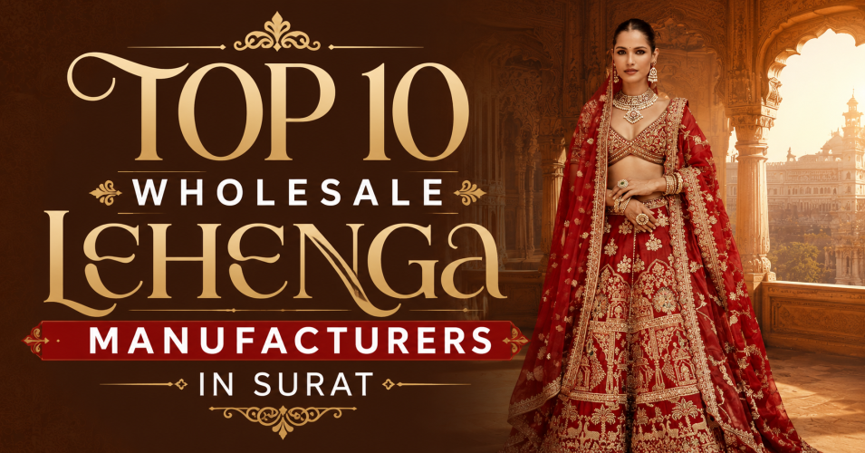 Top 10 Wholesale Lehenga Manufacturers in Surat – Price, Quality & Market Guide 2026