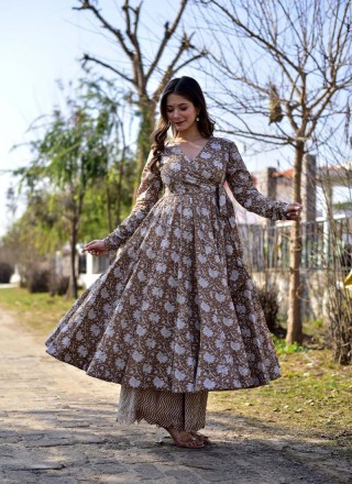 Anarkali Cotton Kurti Manufacturers in Surat