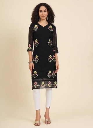 Chikan Kurtis Manufacturers in Surat