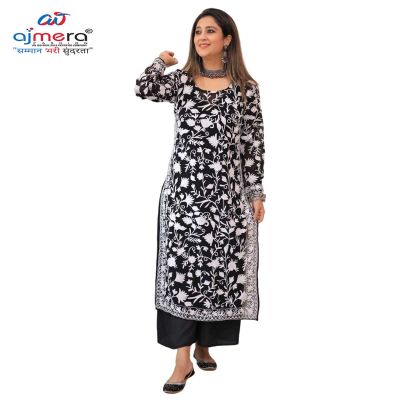 Embroidered Georgette Kurti in Dhanbad