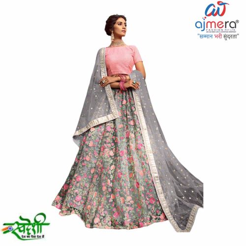 Embroidered Lehenga Manufacturers in Ahmedabad