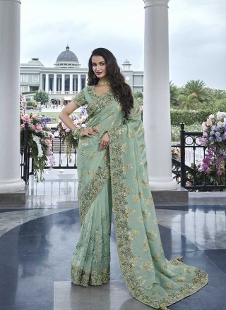 Embroidered Silk Sarees Manufacturers in Surat