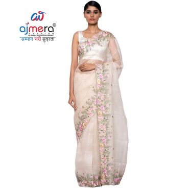 Embroidered Silk Sarees in Surat