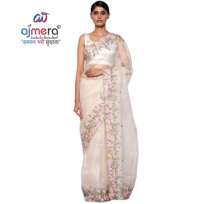 Embroidered Silk Sarees in Morbi
