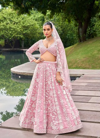 Georgette Embroidery Bridal Lehenga Manufacturers in Surat