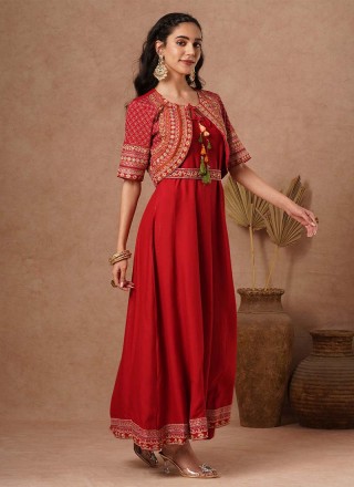 Indo Western Kurtis Manufacturers in Surat