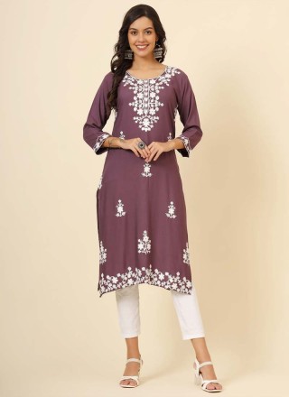 Lucknowi Kurtis Manufacturers in Surat