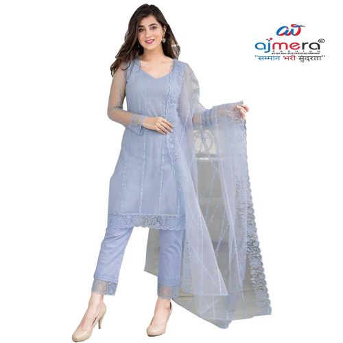 Net Ladies Suits Manufacturers in Junagadh