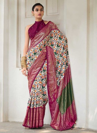 Rapier Silk Matching Saree Manufacturers in Surat
