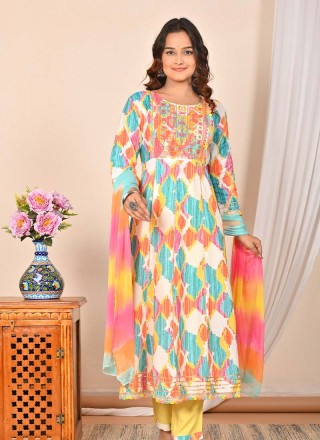 Rayon Embroidered Kurti Manufacturers in Surat