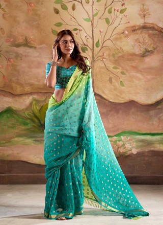 Synthetic Printed Saree Manufacturers in Surat