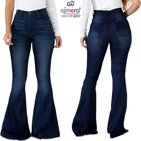 Women Bell Bottom Jeans Manufacturers in Surat