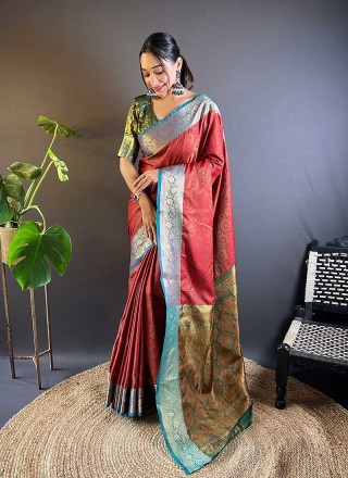 Zari Border Sarees Manufacturers in Surat