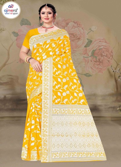  Deluxe Cotton Saree – Luxurious Comfort with Refined Elegance Manufacturers, Suppliers, Exporters in Surat