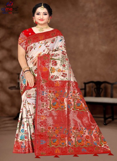  Designer South Indian Silk Saree – Exquisite Craftsmanship with Timeless Tradition Manufacturers, Suppliers in Surat