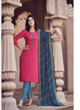 Fancy 3-Piece Kurti Set with Elegant Detailing 