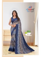  Glamorous Geogate Chiffon Saree with Fancy Pattern (31610)