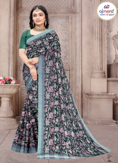 Best Cotton Chiffon Sarees – A Perfect Blend of Comfort and Elegance Manufacturers, Suppliers, Exporters in Surat