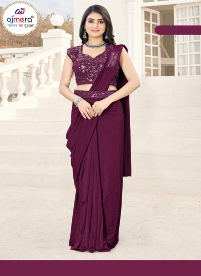 Cheapest Range in Best One Minute Saree Collection â€“ Ajmera Fashion Limited  Manufacturers, Suppliers in Surat