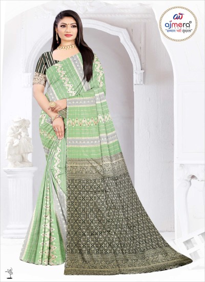Cotton Chiffon Saree – The Perfect Blend of Comfort and Elegance Manufacturers, Suppliers, Exporters in Surat