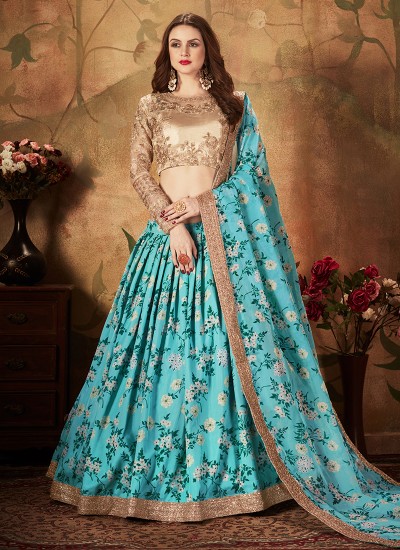 Elegant Printed Lehenga for Events Manufacturers, Suppliers in Surat