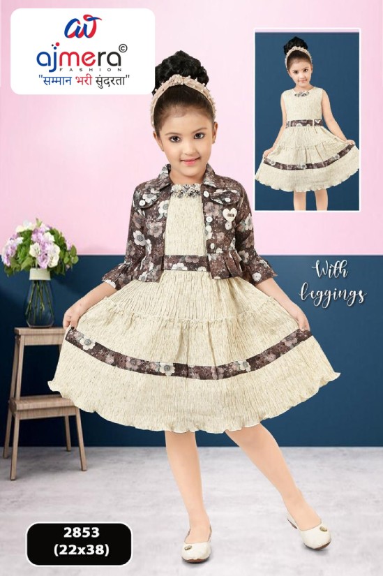 Exclusive Designer Kids Dresses in Premium Fabrics  Latest Collection by  Ajmera Fashion Limited in Surat