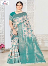 Exquisite Banarasi Cotton Saree with Traditional Elegance