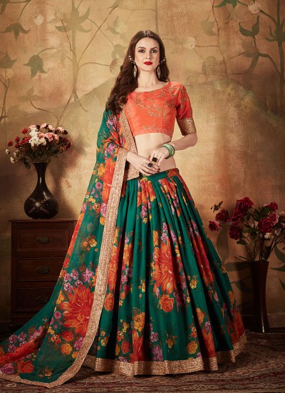 Festive Printed Lehenga in Bulk Manufacturers, Suppliers in Surat