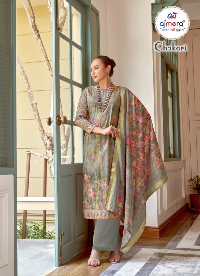 Greatest Fancy Chanderi Suit – Opulent Elegance with Exquisite Detailing Manufacturers, Suppliers in Surat