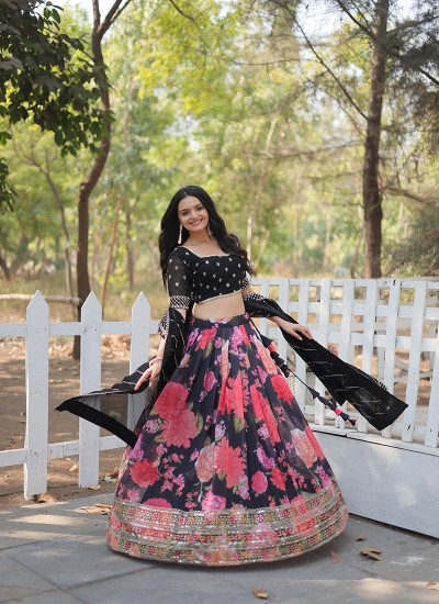 Latest Printed Lehenga Collection Manufacturers, Suppliers in Surat