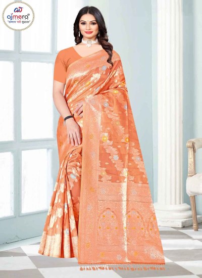 Premium Bridal Indian Cotton Saree – Luxurious Elegance for Your Special Day Manufacturers, Suppliers in Surat