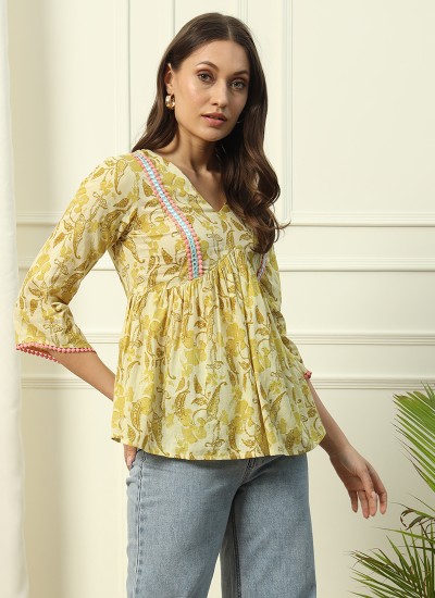 Pure Cotton Kurtis – Latest Arrivals for Casual & Office Wear Manufacturers, Suppliers in Surat