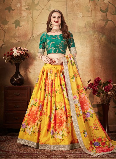Ready Stock Printed Lehenga Supplier Manufacturers, Suppliers in Surat