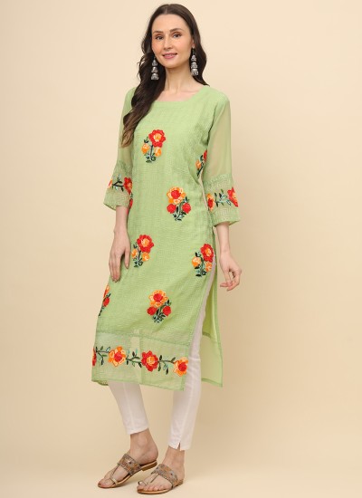 Shop Wholesale Georgette Kurtis â€“ Great Savings on Bulk Orders Manufacturers, Suppliers in Surat