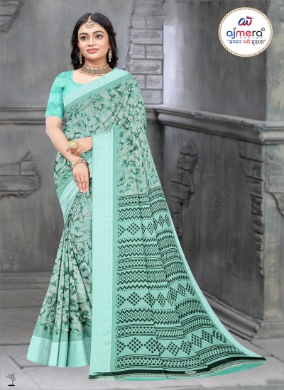 Super Block Print Saree – Artful Patterns with Timeless Elegance Manufacturers, Suppliers, Exporters in Surat