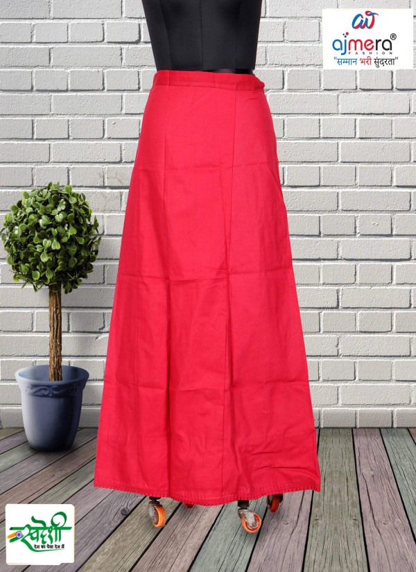 saree shapewear long cotton petticoat
