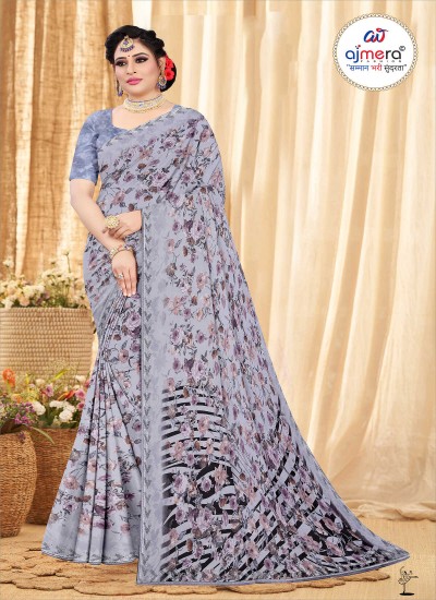 Trendy Floral Printed Saree Collection – Style in Full Bloom Manufacturers, Suppliers in Surat